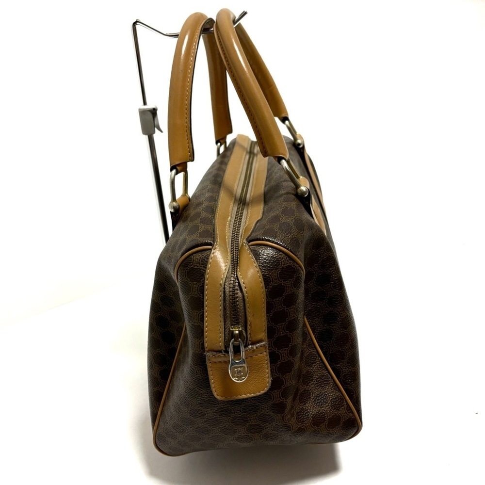 Celine Macadam Pattern Handbag Brown - image 2